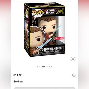 Target Exclusive Star Wars Pop! Obi-Wan Kenobi Figure